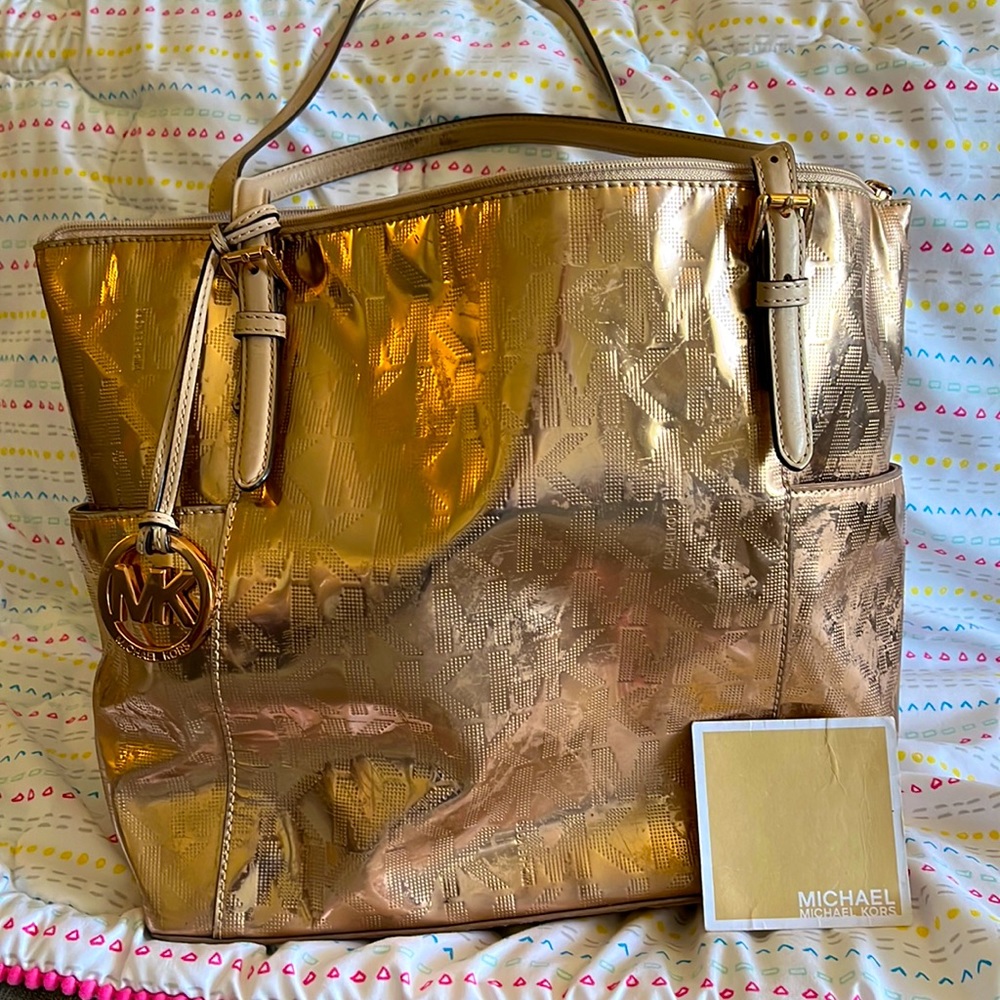 Michael Kors Rose Gold Purse!!